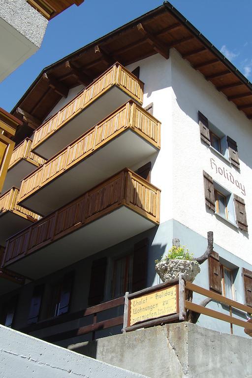 Apartmenthaus Holiday Saas-Fee Exterior foto